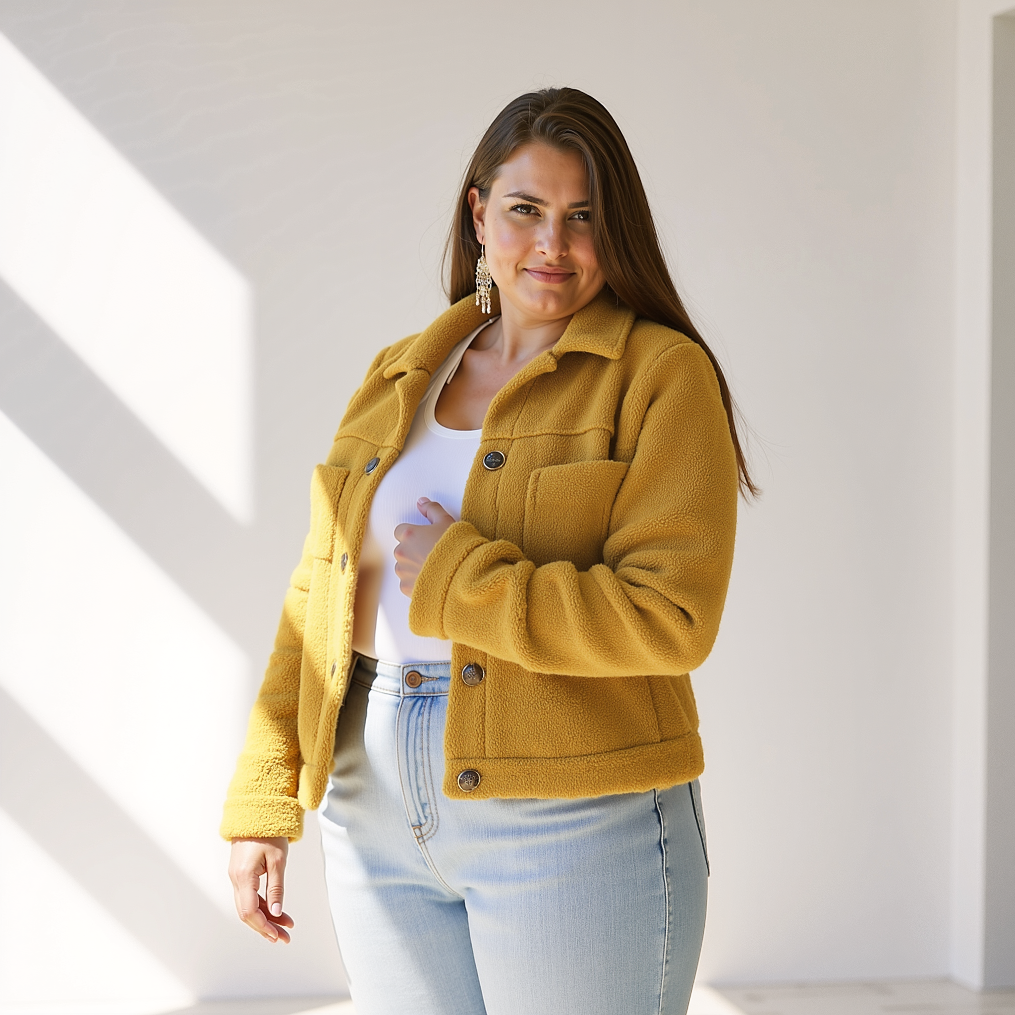 Selina | Fleece Herfstjas | 1+1 GRATIS