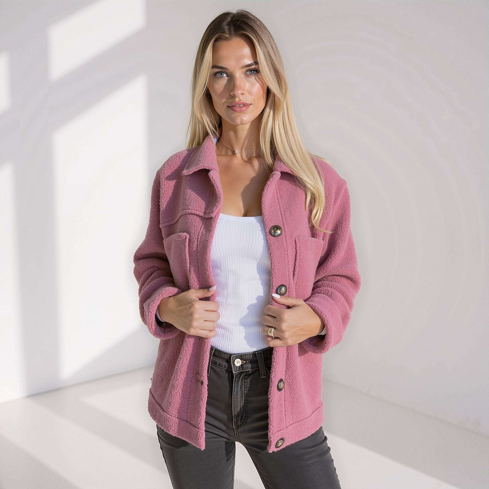 Selina | Fleece Herfstjas | 1+1 GRATIS
