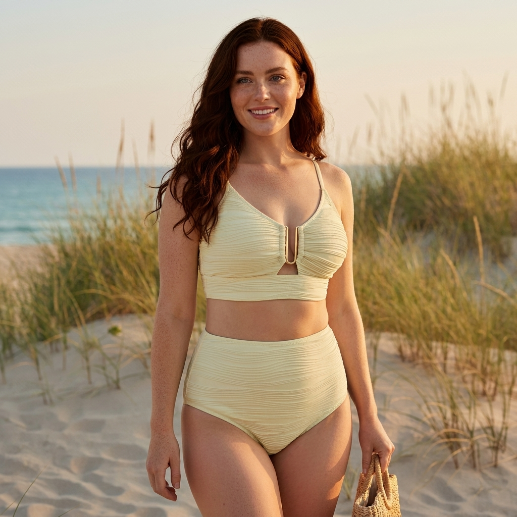 Milou™ | Bikini met Hoge Taille – Zelfverzekerde Elegantie & Flatterende Ondersteuning