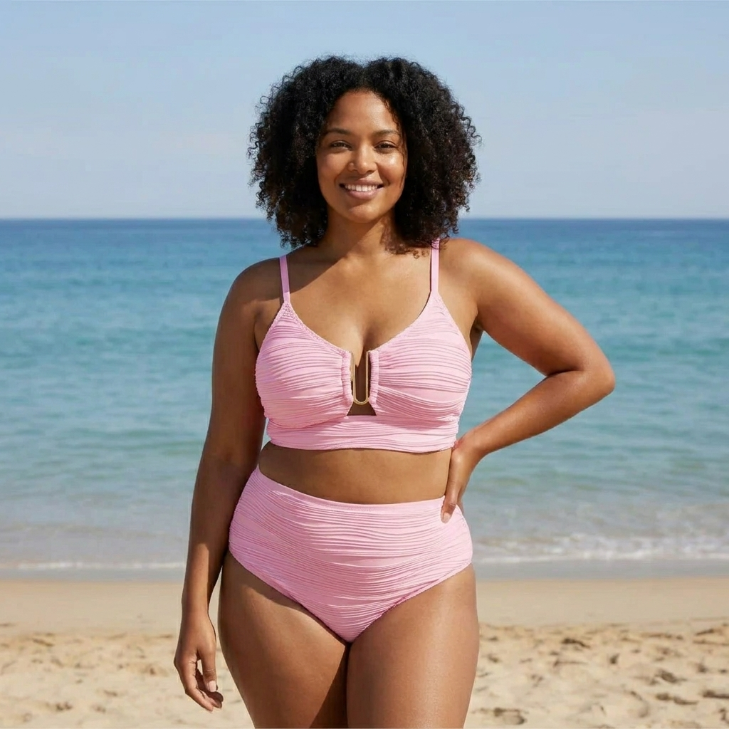 Milou™ | Bikini met Hoge Taille – Zelfverzekerde Elegantie & Flatterende Ondersteuning