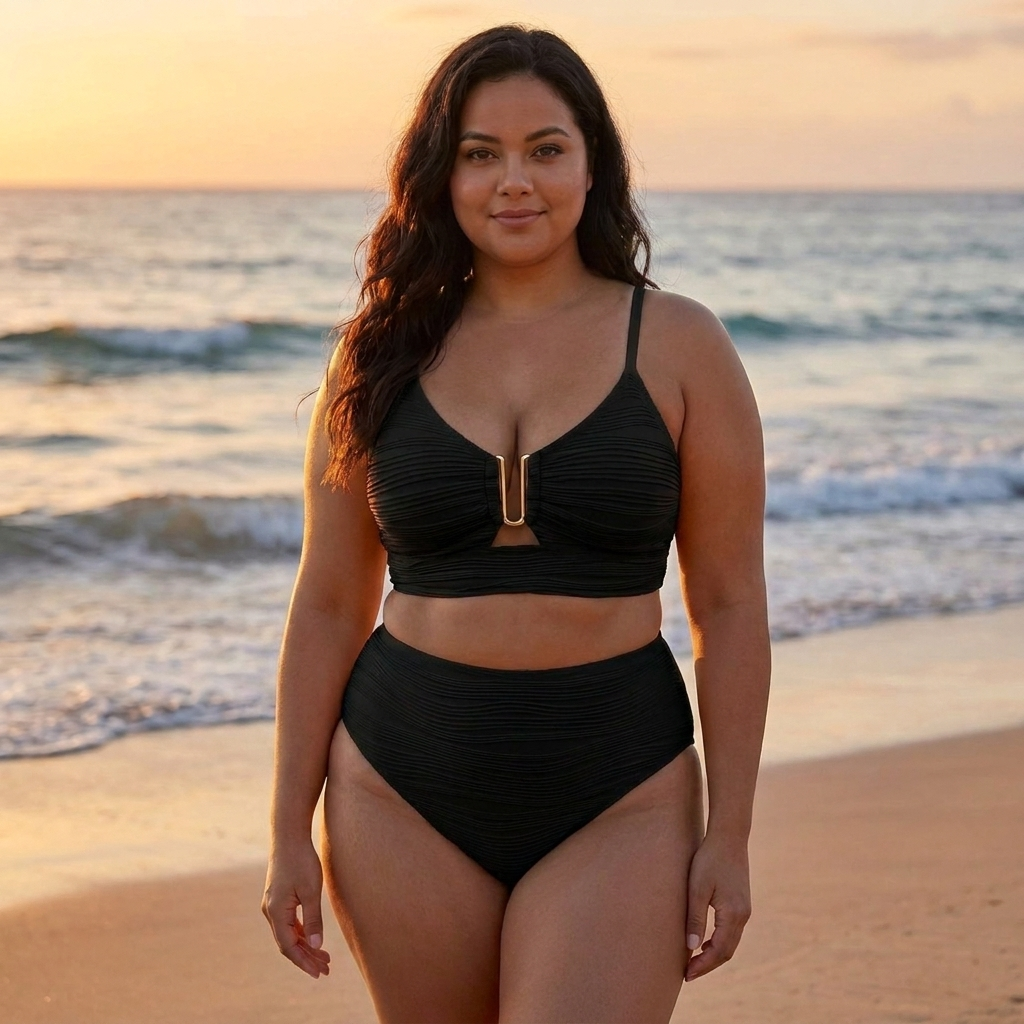 Milou™ | Bikini met Hoge Taille – Zelfverzekerde Elegantie & Flatterende Ondersteuning