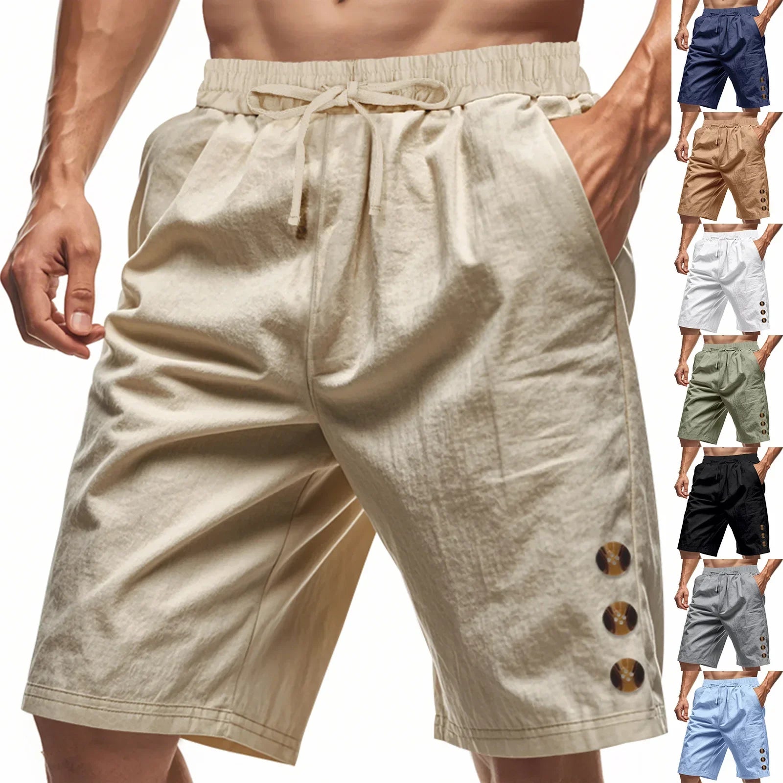 Bloom™ | Heren Short Met Knoopdesign