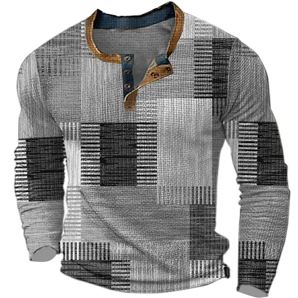 Joris™ | Kleurrijk Heren Shirt met Lange Mouwen – Karakter & Comfort