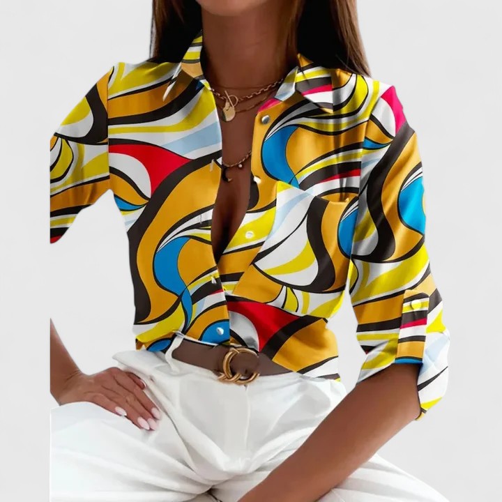 Bloom™ | Elegante Blouse met Lange Mouwen