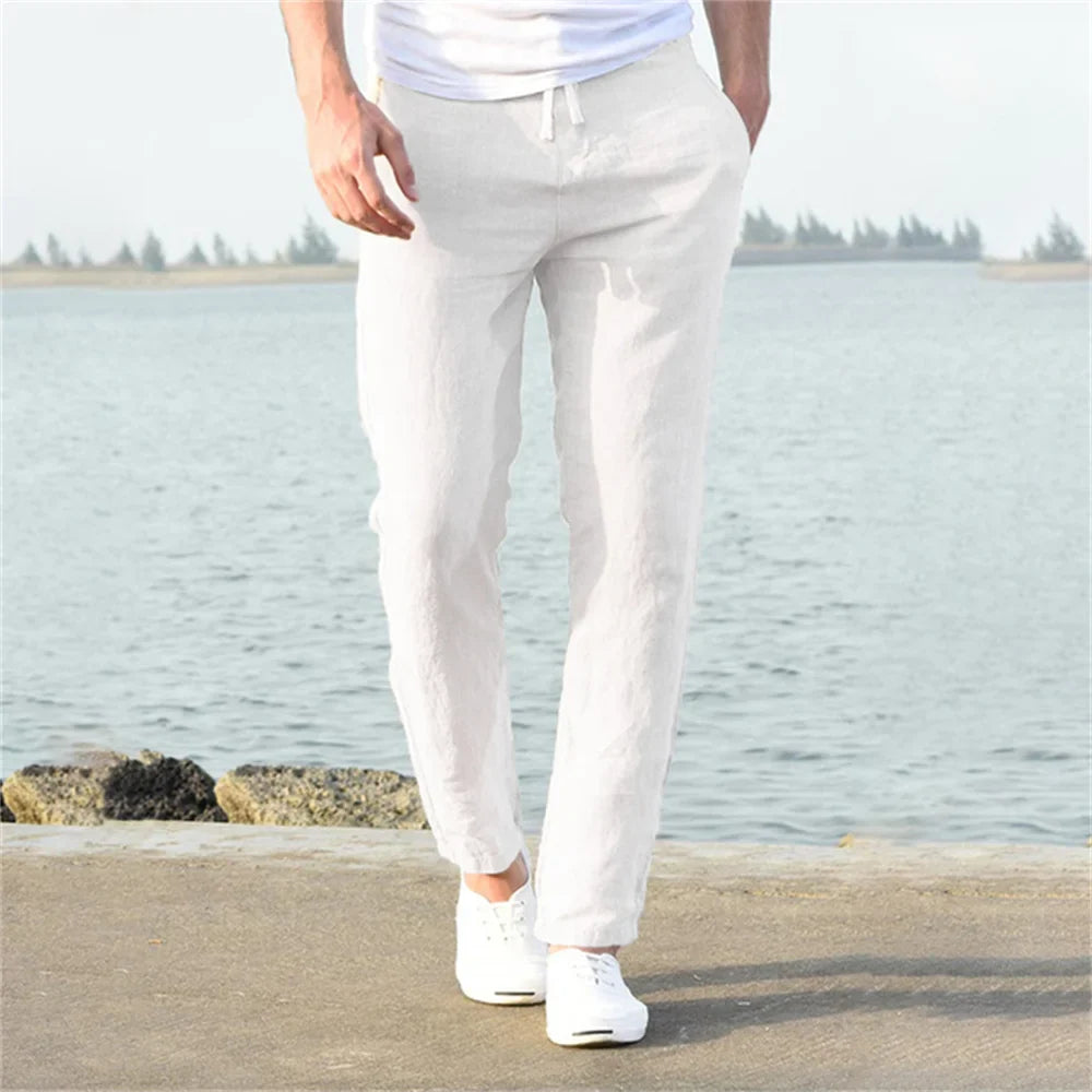 Bloom™ | Katoenen Linnen Broek