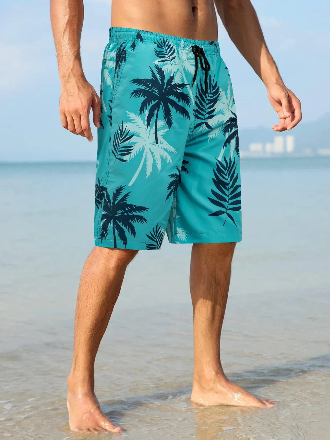 Chad™ | Signature Palm Print Swim Shorts – Klaar voor vakantie, grote vraag
