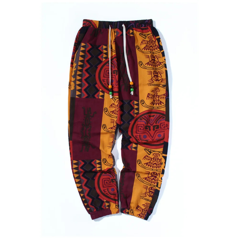 Bloom™ | Boho Tribal Print Broek