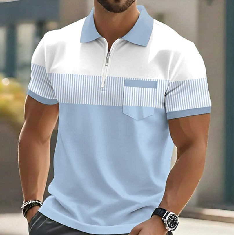 Bram™ | Verfijnd Poloshirt met Rits