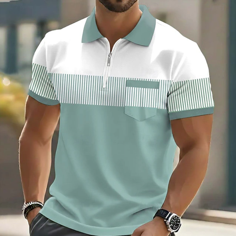 Bram™ | Verfijnd Poloshirt met Rits
