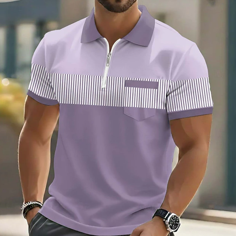 Bram™ | Verfijnd Poloshirt met Rits