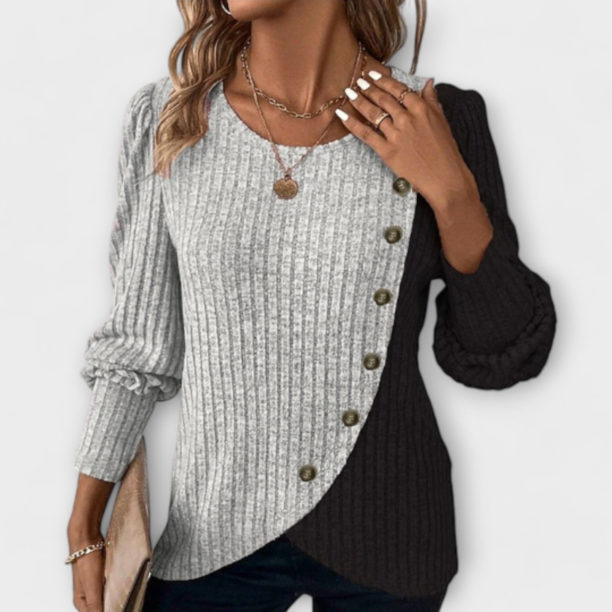 Xéraphine | Elegante Gebreide Blouse