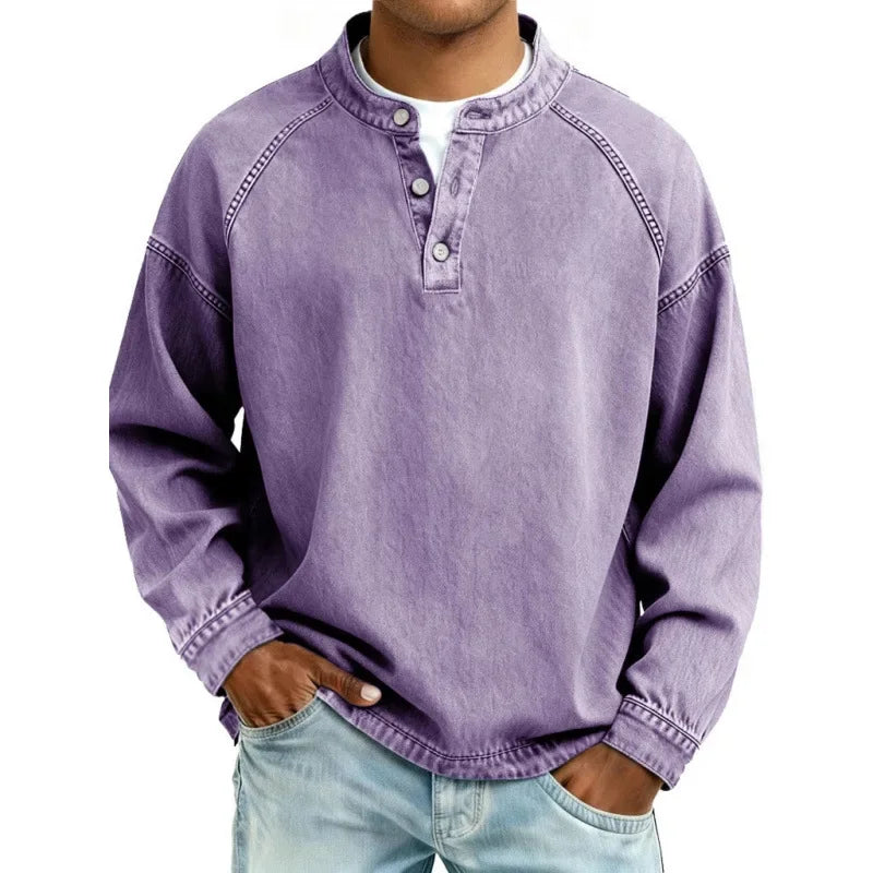 Houtmeer™ | Premium Vintage Heren Shirt – Tijdloze Stijl & Ultiem Draagcomfort