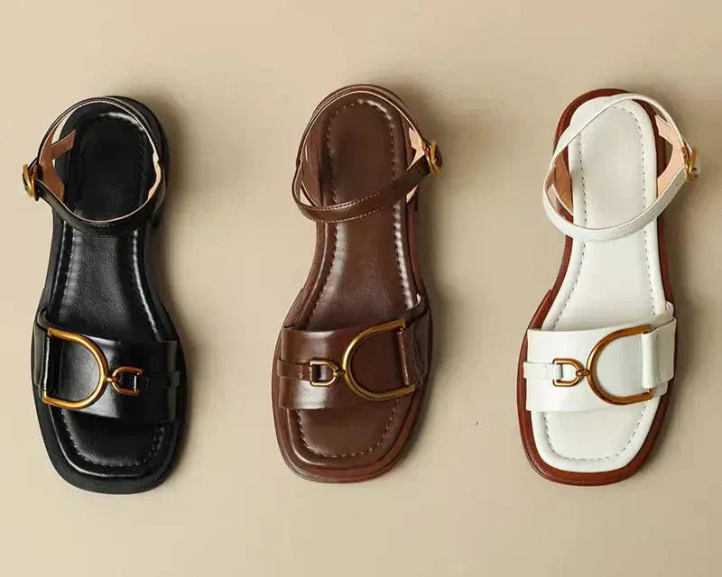 Amara | Gesp Flat Sandalen™
