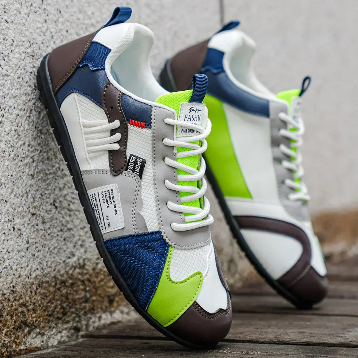 Luca | Retro gekleurde sneakers
