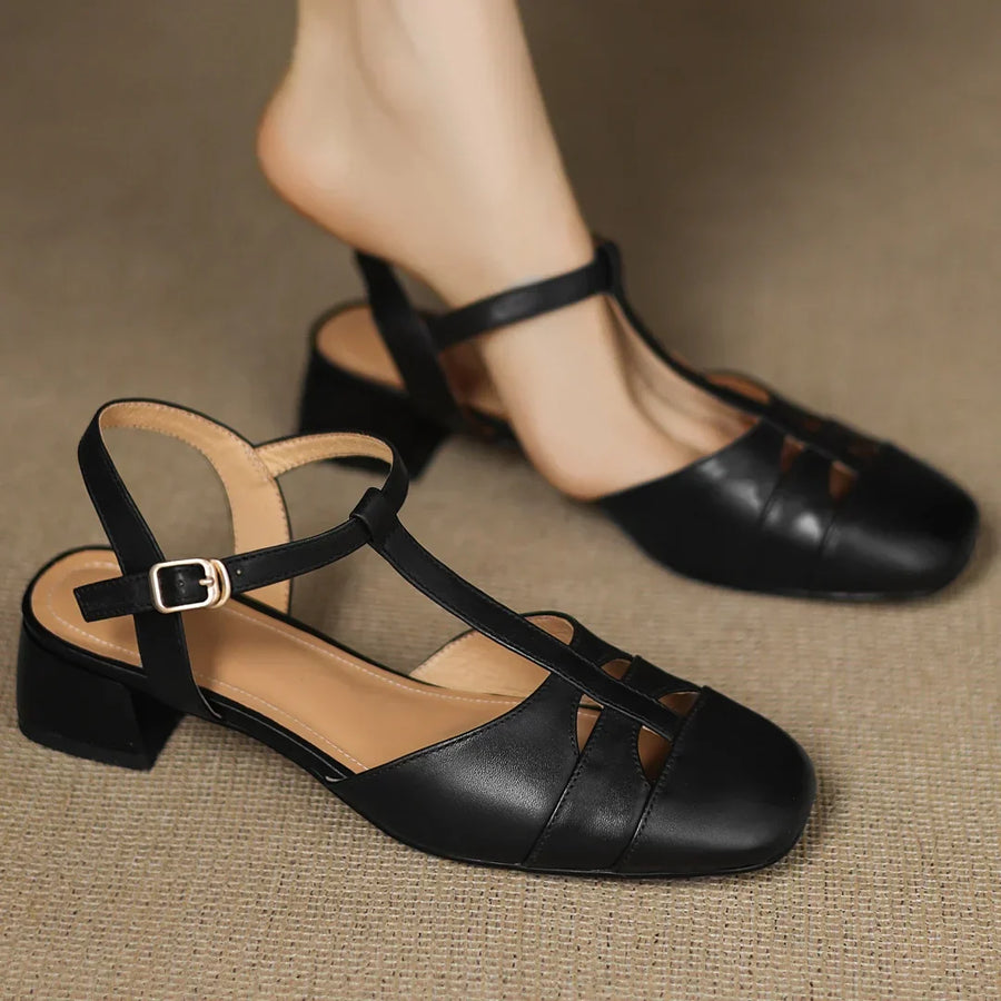 Hanne™ | Gevlochten Leren Ballerina’s – Tijdloze Elegantie & Comfort