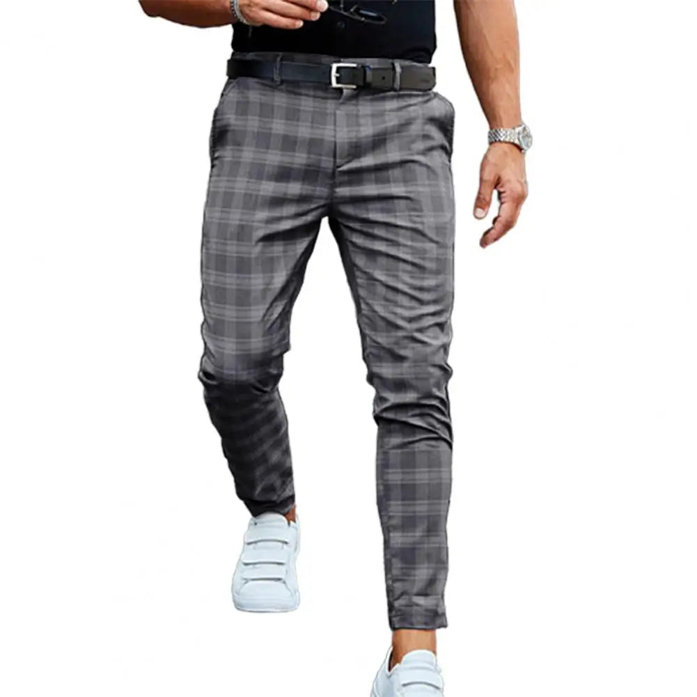 Bloom™ | Casual Geruite Herenbroek