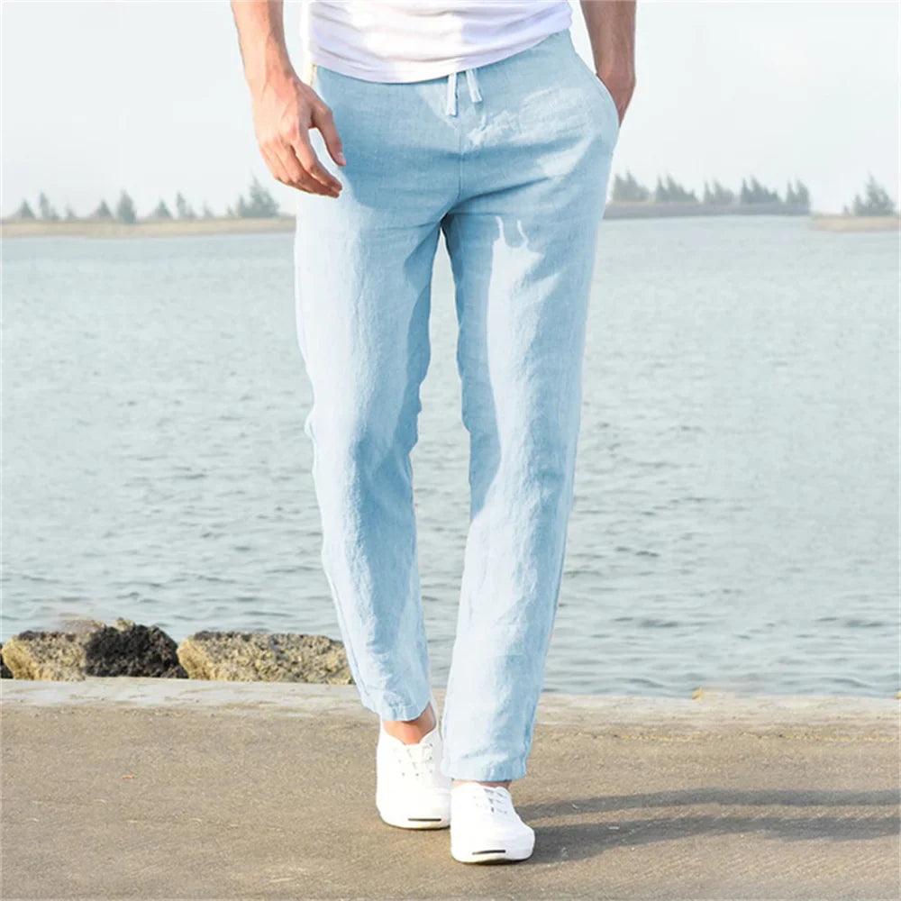Bloom™ | Katoenen Linnen Broek