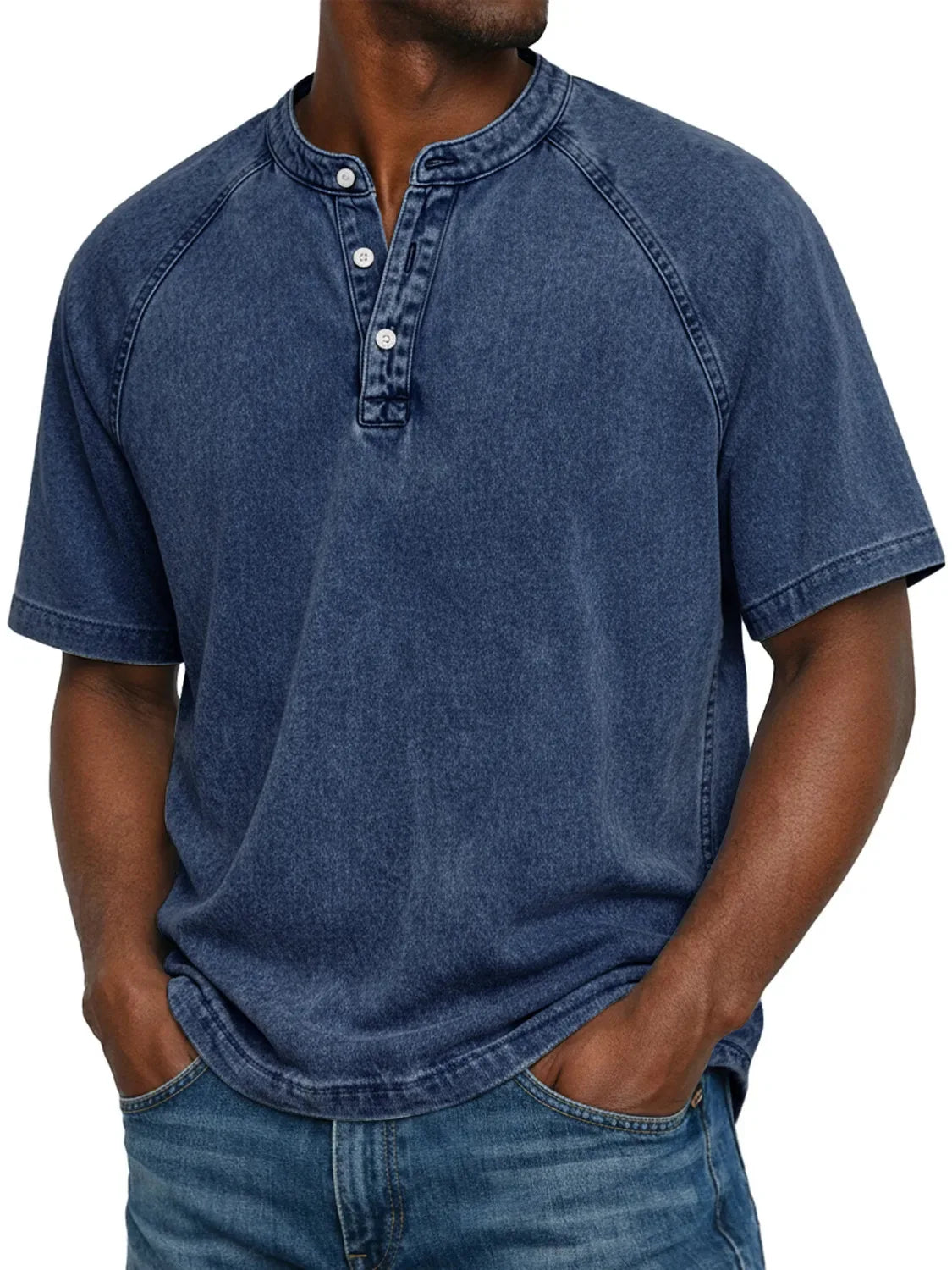 Mees™ | Vintage Henley – Karaktervolle Stijl & Comfortabele Pasvorm