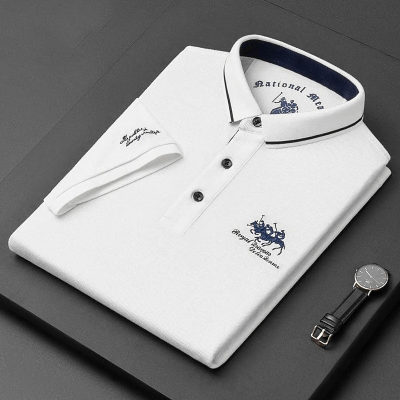 Vincent | Premium Luxe Herenpolo – Stijlvol Comfort voor Elke Dag(1+1 GRATIS)