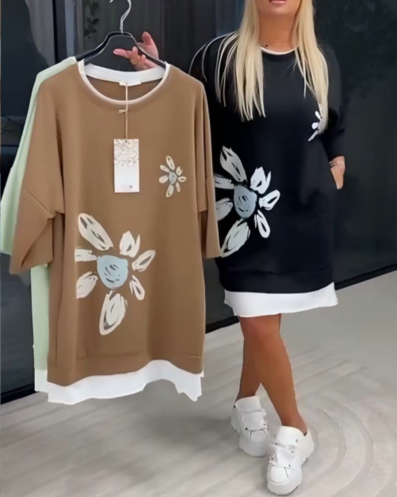 Danique™ | Premium Casual Sweatshirtjurk – Moeiteloze Stijl & Comfort voor Elke Dag