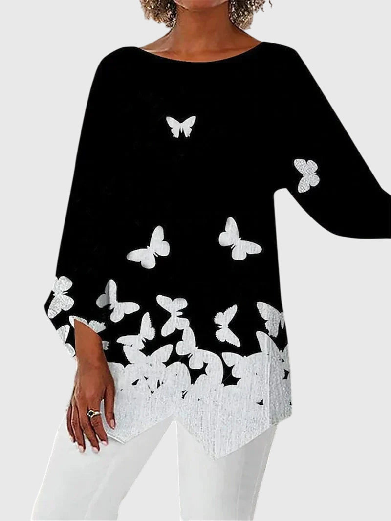 Bloom™ | Elegante Crew Neck Top