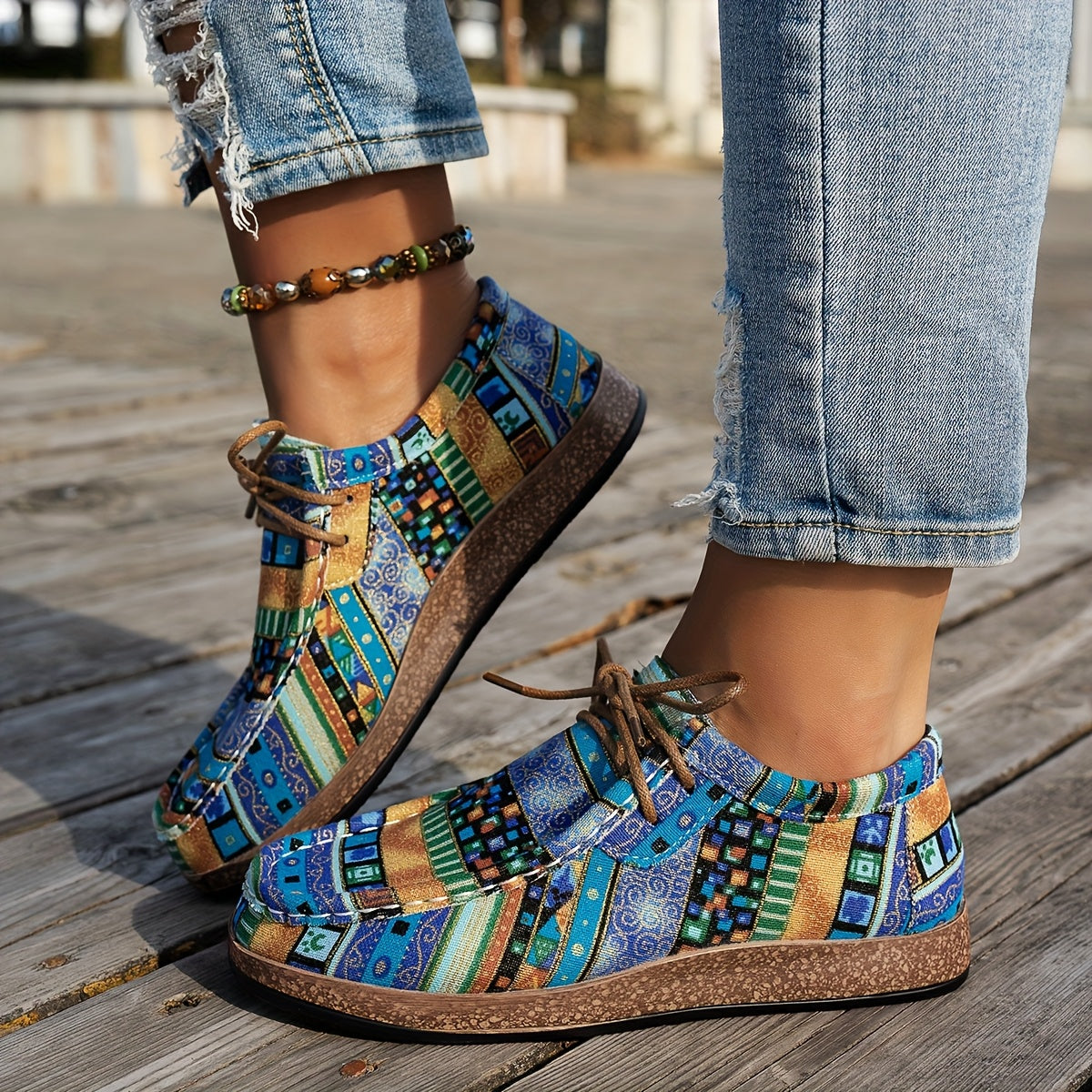 Bloom ™ | Kleurrijke Retro Damesschoenen