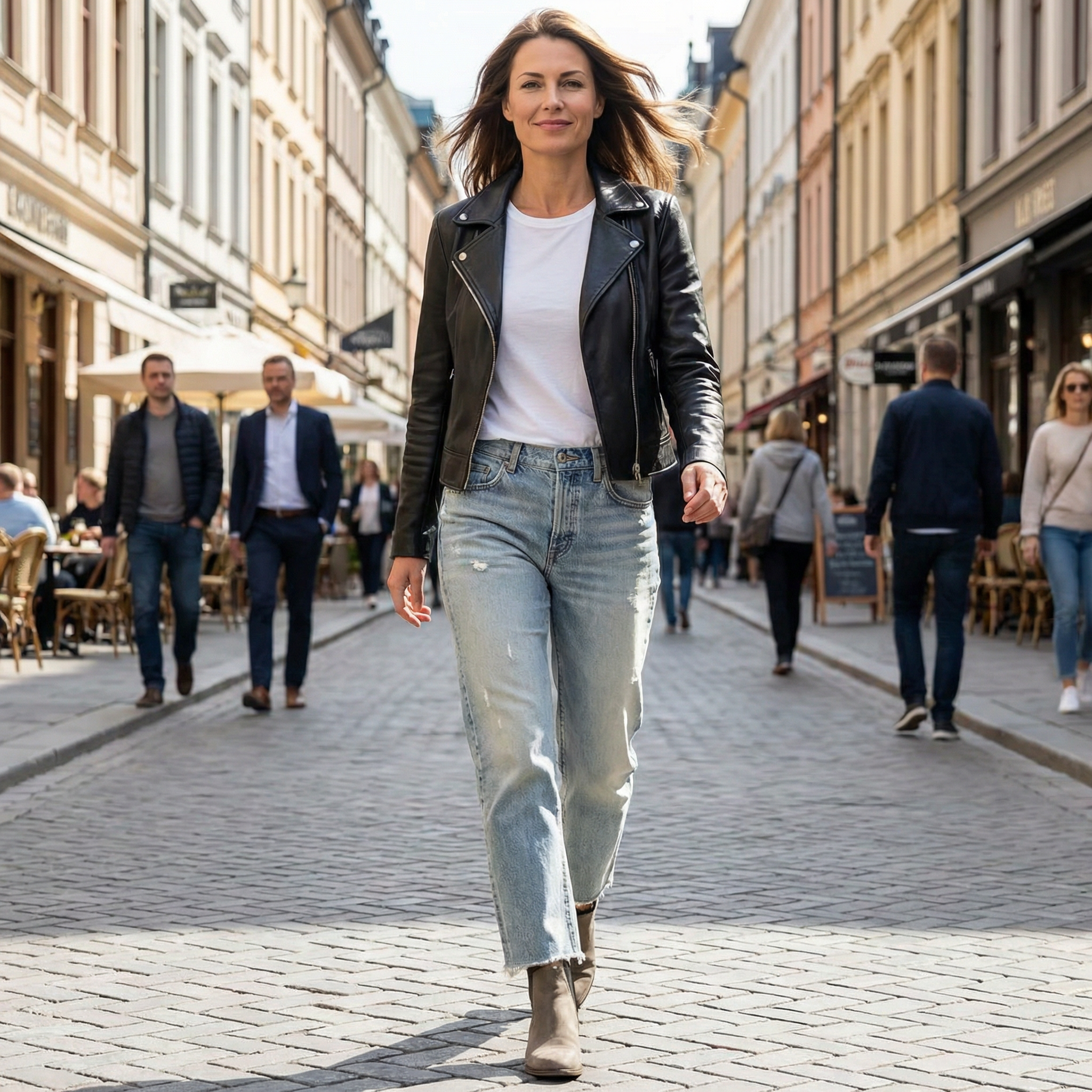 Wieke™ | Premium Cropped Jeans – Tijdloze Pasvorm & Moeiteloze Stijl