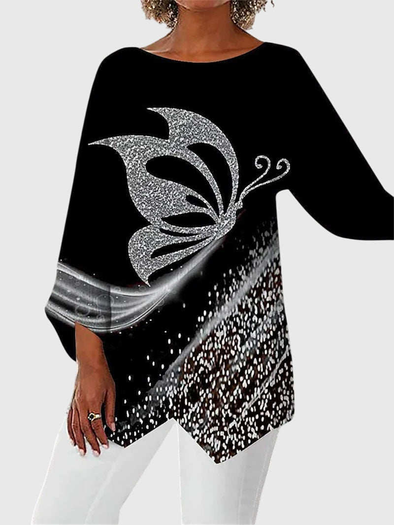 Bloom™ | Elegante Crew Neck Top