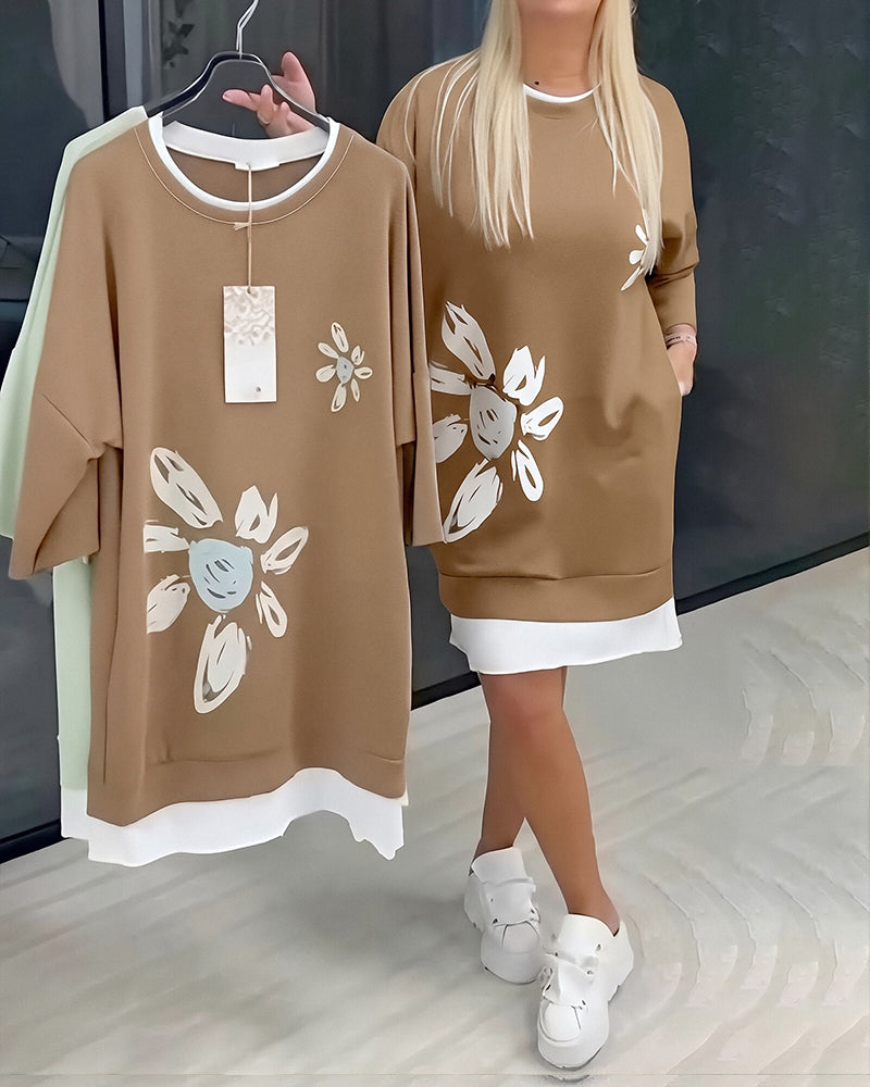 Danique™ | Premium Casual Sweatshirtjurk – Moeiteloze Stijl & Comfort voor Elke Dag