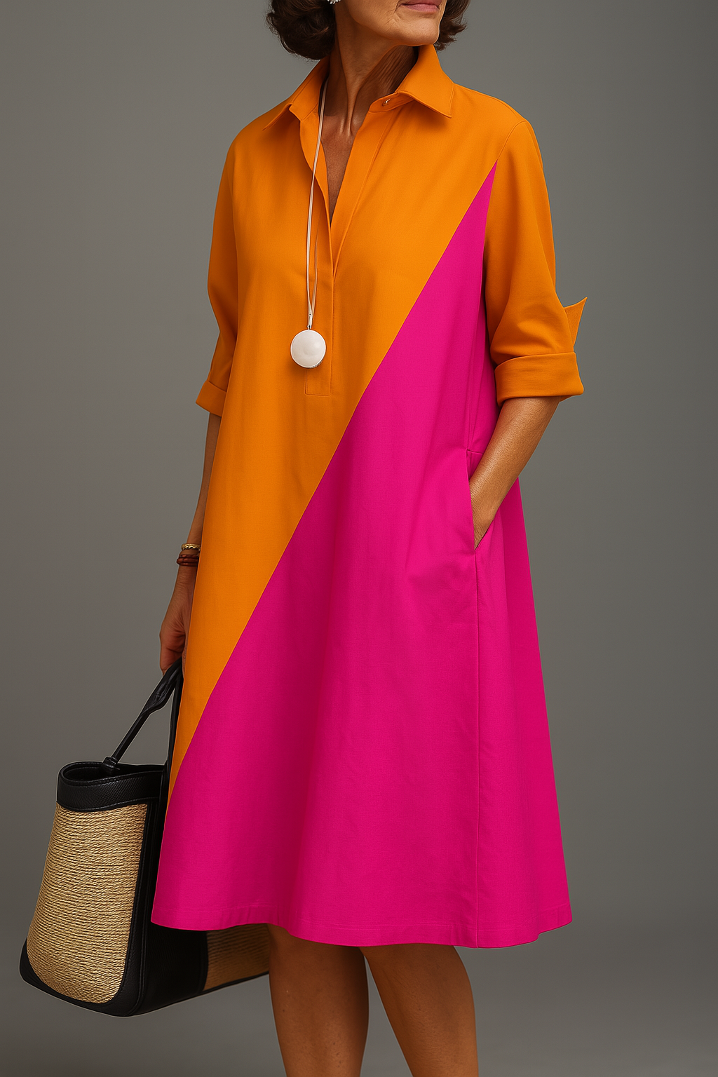 Marleen™ | Elegante Midi Jurk – Tijdloze Stijl & Moderne Verfijning