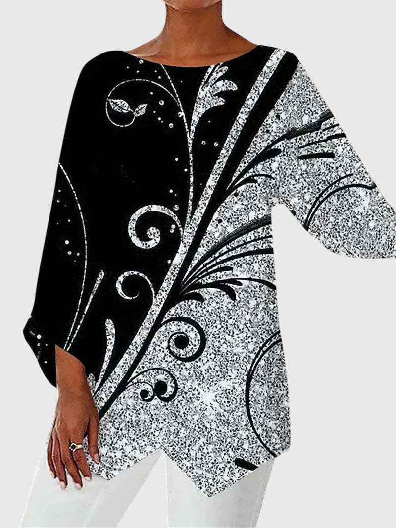 Bloom™ | Elegante Crew Neck Top