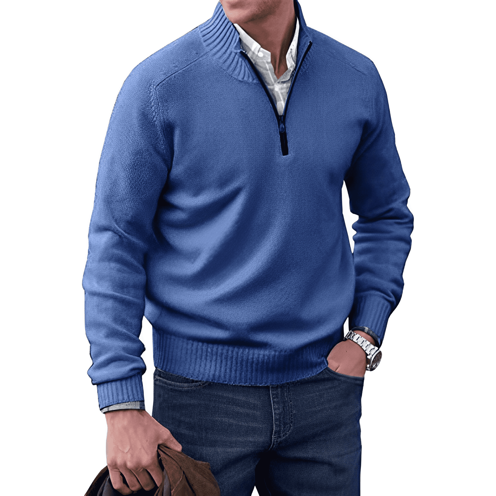 Sjoerd™ | Zip Trui met Kraag – Stijlvol Comfort & Moeiteloze Veelzijdigheid ( 1+1 Gratis )