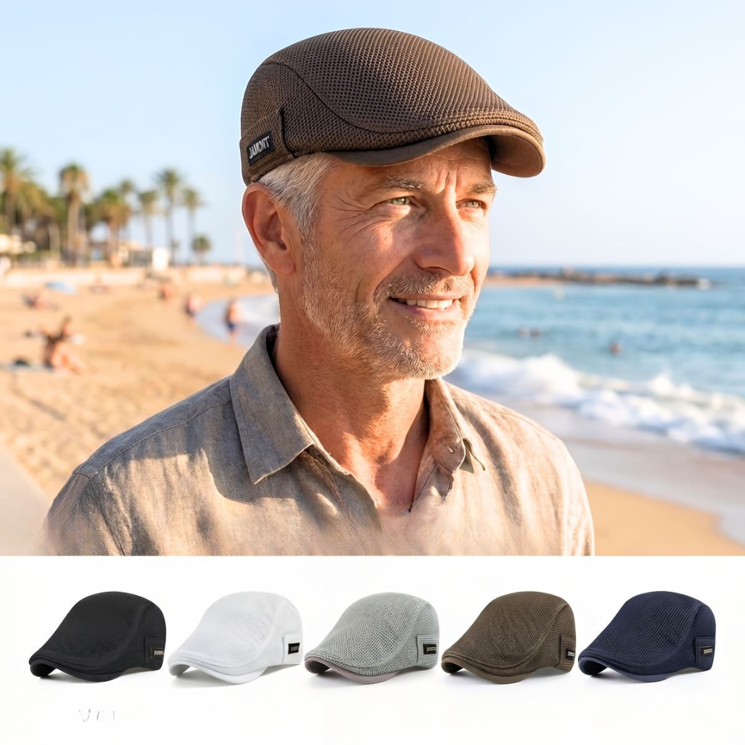 MeshCap™ | Premium Ademend Platte Pet – Licht, Stijlvol & Direct Comfort (2+1 GRATIS)