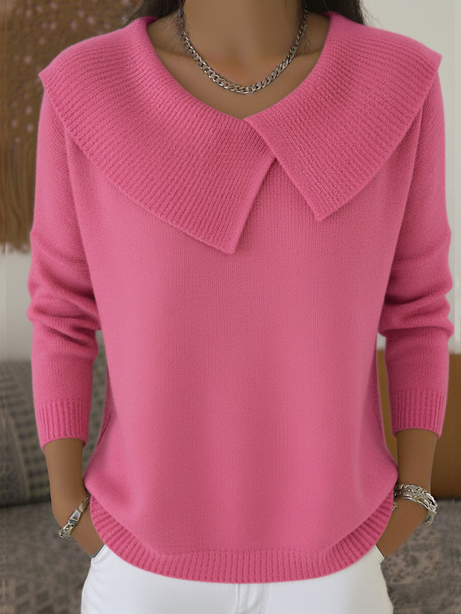 Lucia™ | Premium Warme Trui – Zachte Kraag & Tijdloze Elegantie