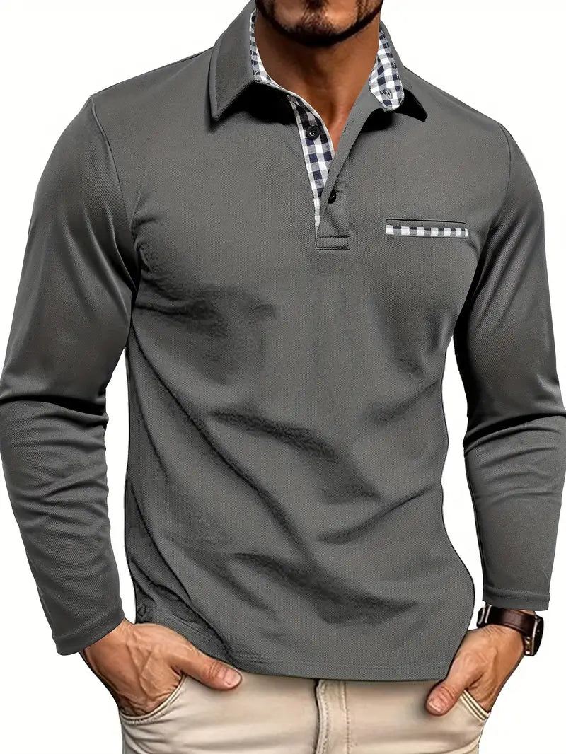 Willem | Poloshirt met lange mouwen