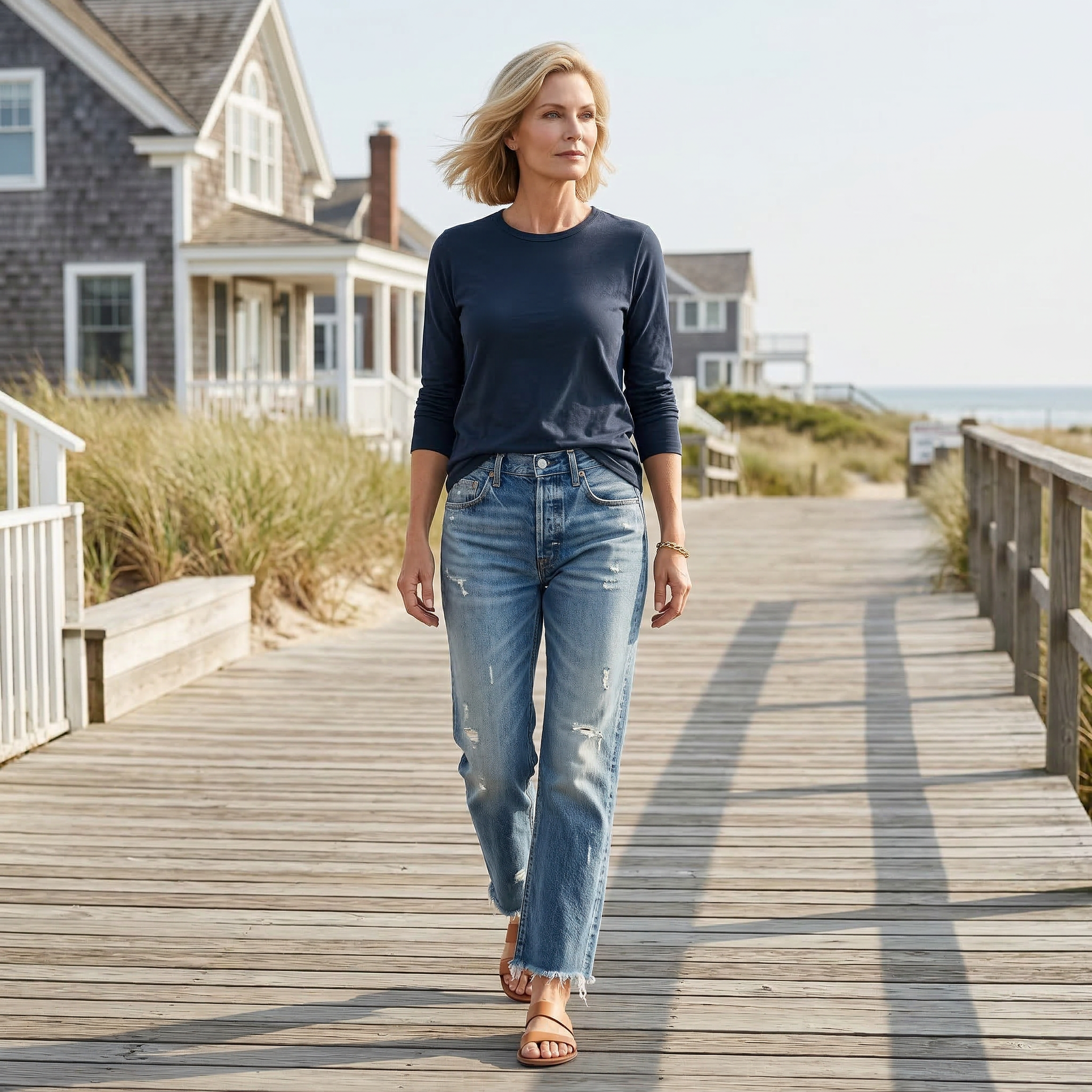 Wieke™ | Premium Cropped Jeans – Tijdloze Pasvorm & Moeiteloze Stijl