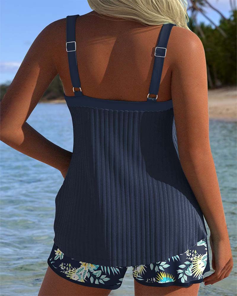 Gretchen® | Tankini Gestreept met Tweedelig Strandbroekje