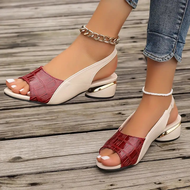 Whitney | Orthopedische Elegante Leren Sandalen™