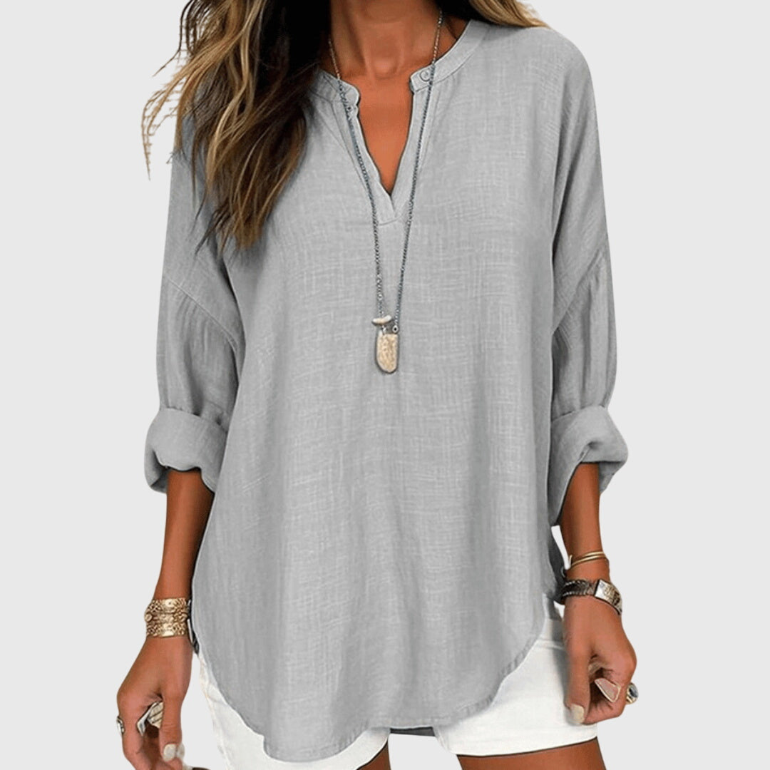 Lénara™ | Elegante en Vloeiende Strandblouse