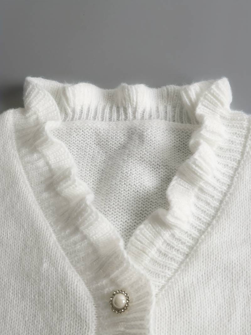 Darcey | Blouse met ruches en decoratieve knopen