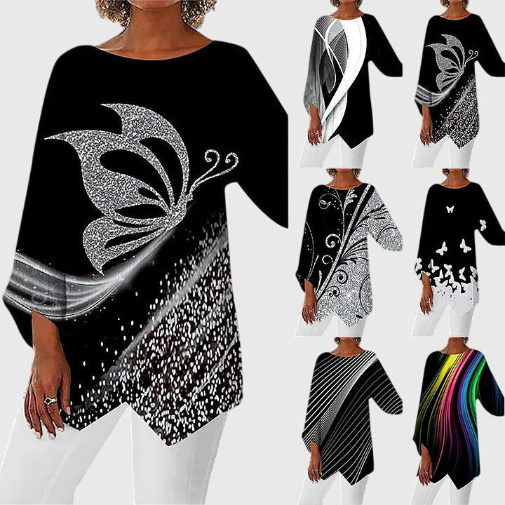 Bloom™ | Elegante Crew Neck Top