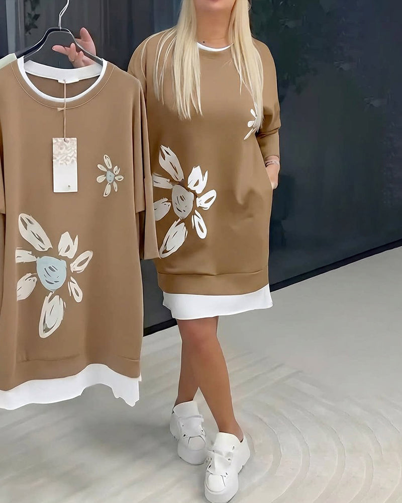 Danique™ | Premium Casual Sweatshirtjurk – Moeiteloze Stijl & Comfort voor Elke Dag