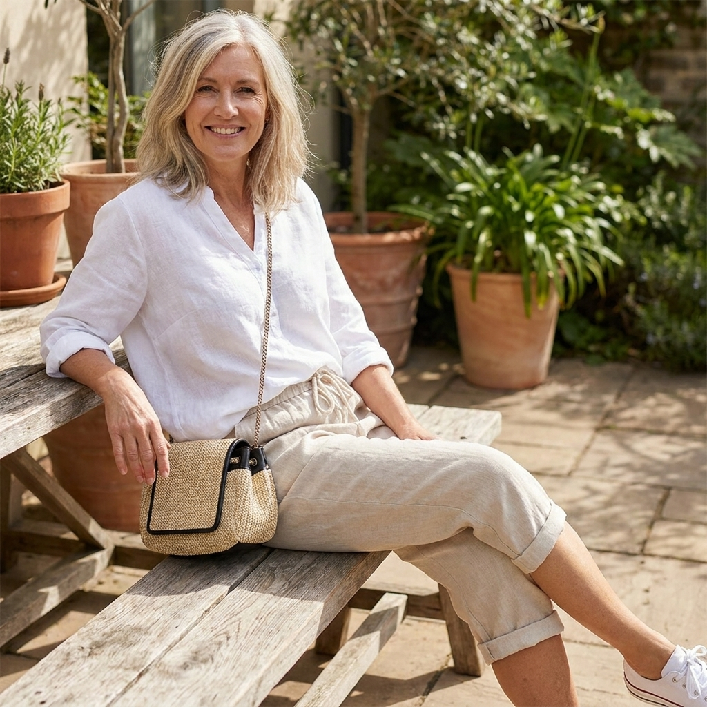 Bloom™ | Katoen linnen Dames Shorts