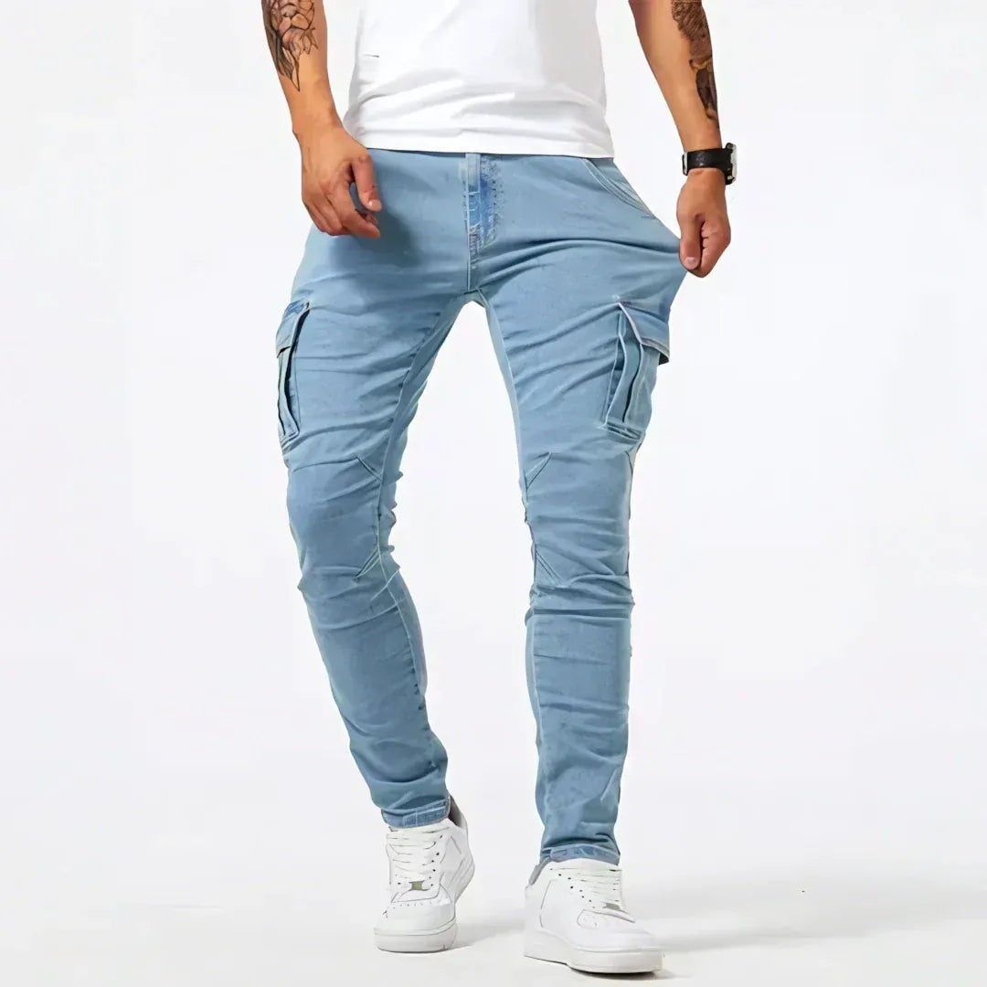 Keesje™ | Cargo Jeans – Moderne Pasvorm & Functioneel Comfort