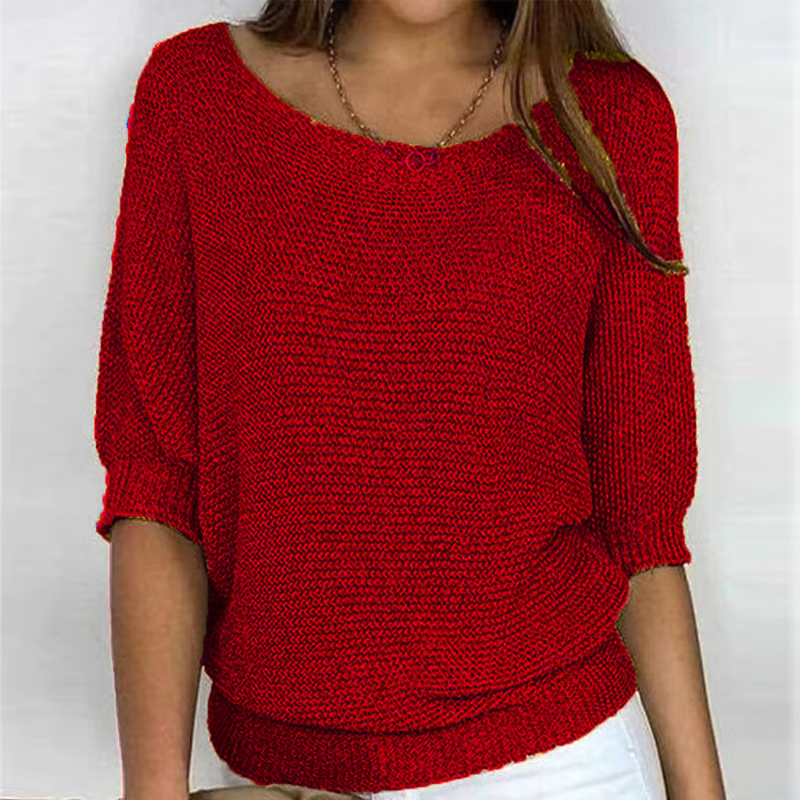 Iris™ | Lichte Zomertrui met 3/4 Mouwen – Comfort & Casual Elegantie