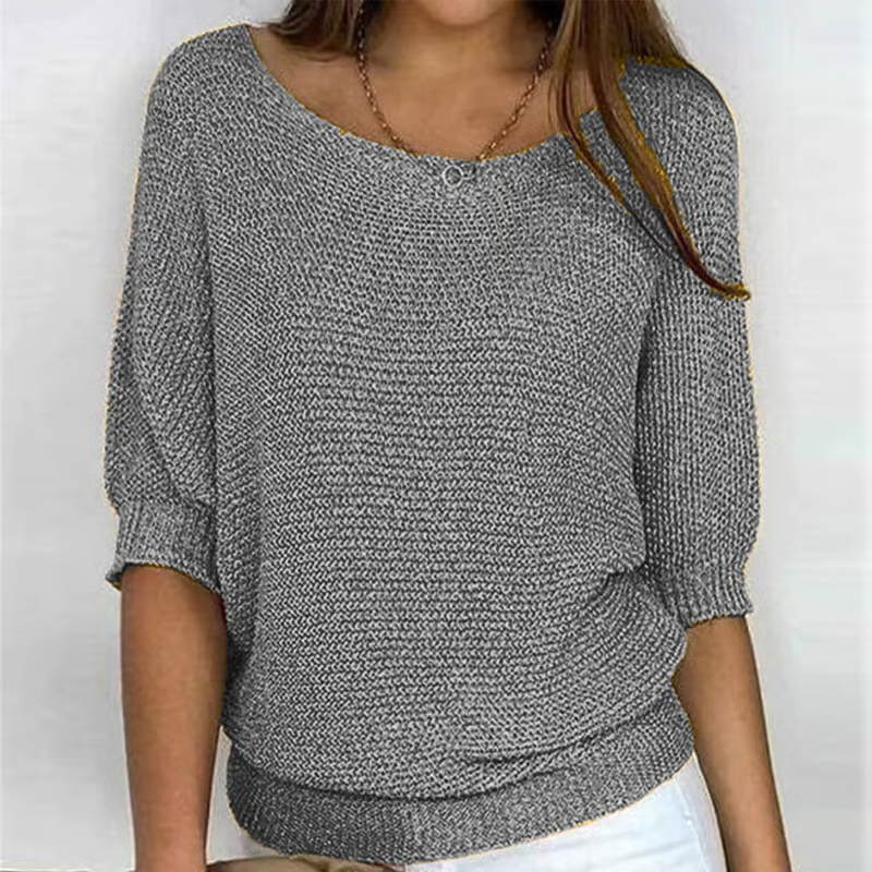 Iris™ | Lichte Zomertrui met 3/4 Mouwen – Comfort & Casual Elegantie