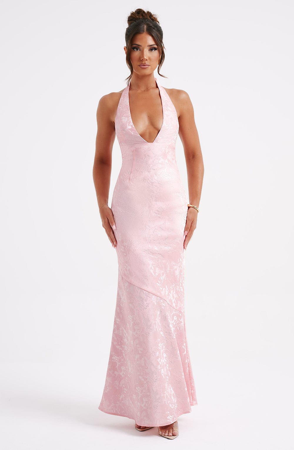Bloom ™ | Romantische Halter Maxi-jurk