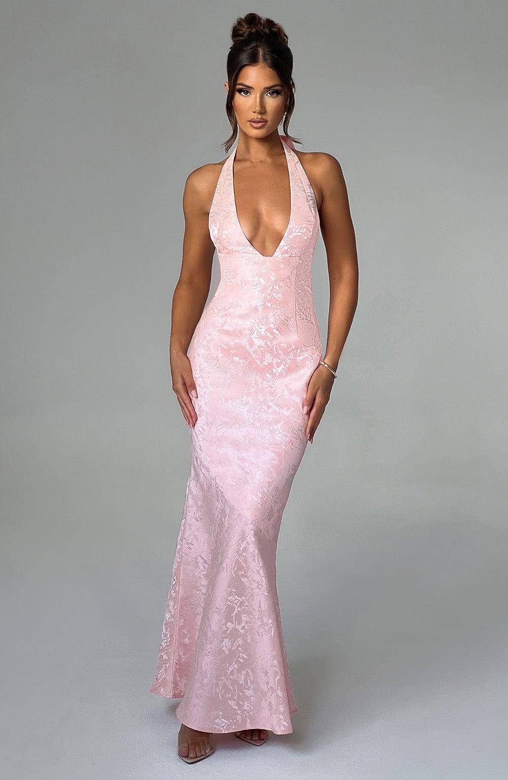 Bloom ™ | Romantische Halter Maxi-jurk