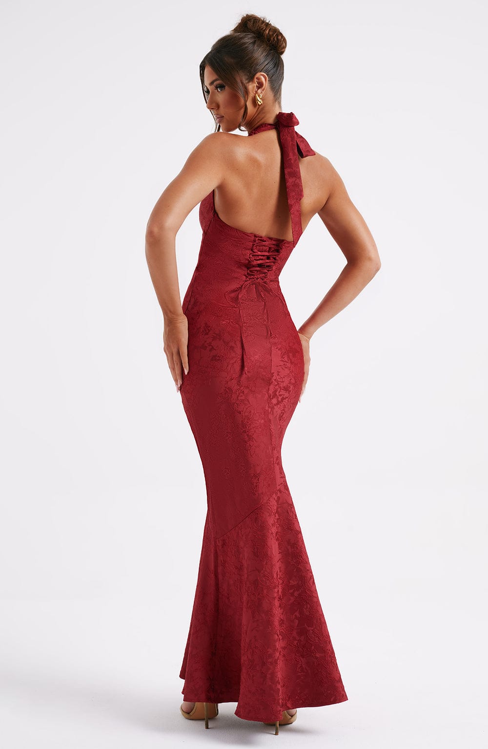 Bloom ™ | Romantische Halter Maxi-jurk