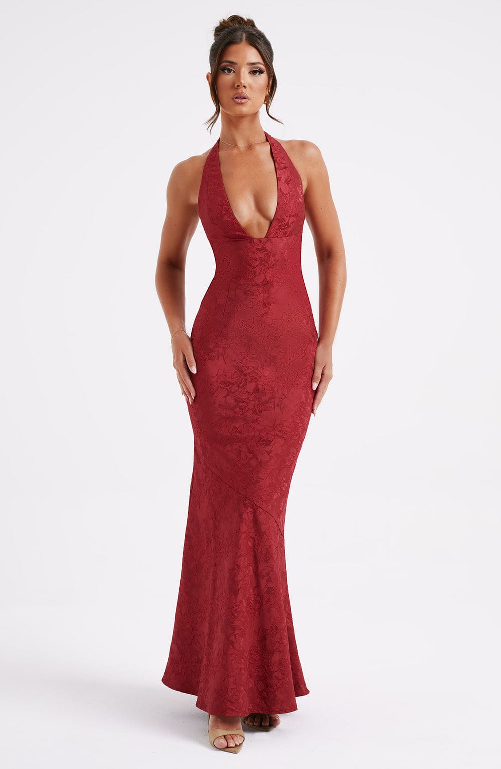 Bloom ™ | Romantische Halter Maxi-jurk